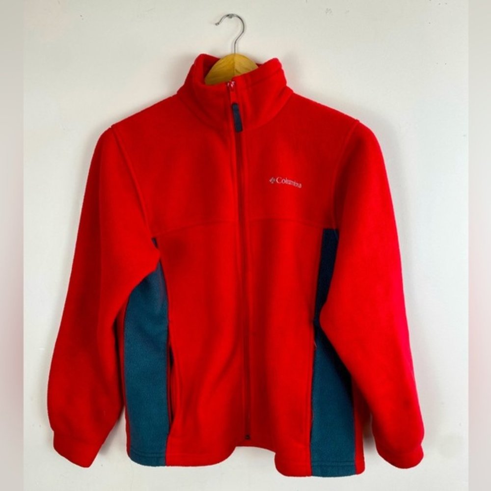 [SOLD] Retro Columbia Red Fleece Jacket